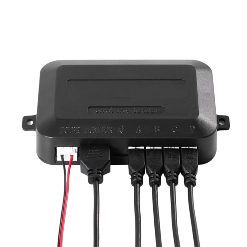 PDC capteur Stationnement Détecteur de Voiture Affichage LED Automatique 4 pièces Kit capteur stationnement Aide Inverse Moniteur Radar Secours détecteur Voiture stationnement