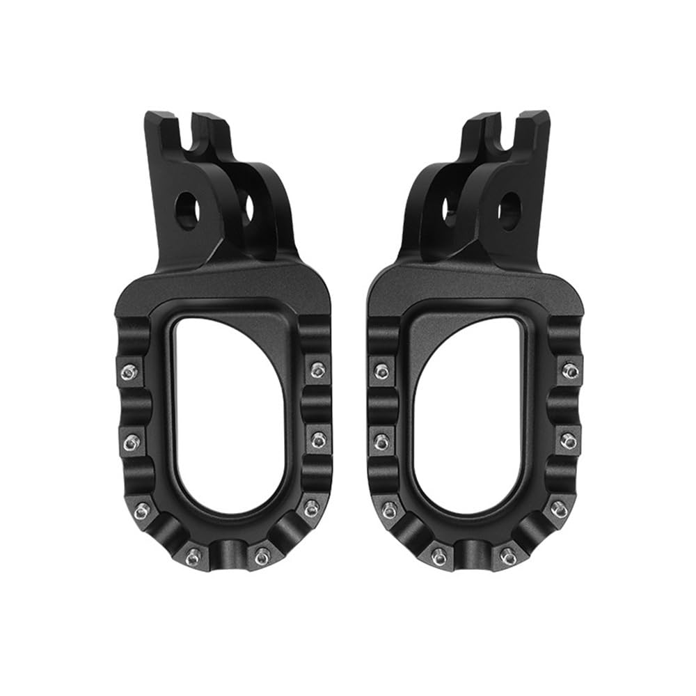 Repose-Pieds Moto Tout-Terrain Aluminium CNC Noir pour Kawasaki KX et KLX