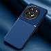 Produktbild MYSXSWHL Für OnePlus 13 5G Hülle Leder Auto Magnethalter Handyhüllen für OnePlus 13 OnePlus13 5G Silikon Stoßfeste Rückseite,Blau,Für OnePlus 13