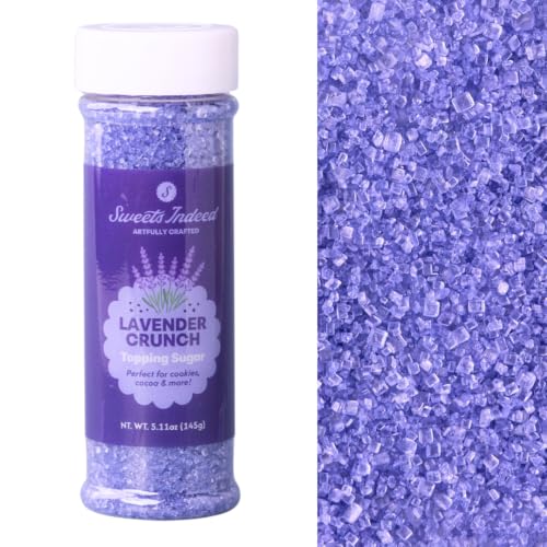 Image of Sweets Indeed Flavored Sugar for Drinks and Baking, 5.11 ounces (Lavender)