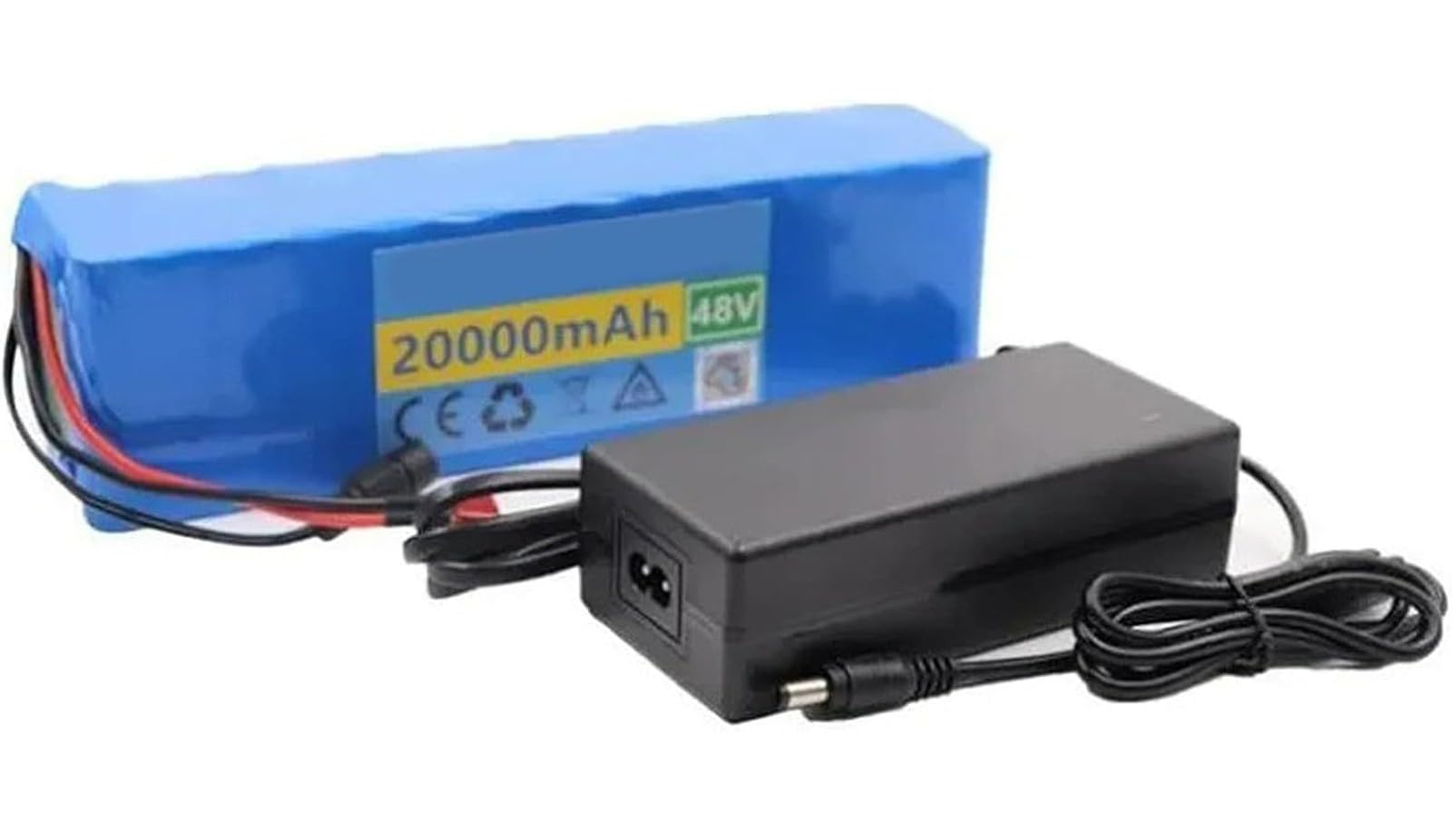 Akumulator do roweru elektrycznego, 48 V, 20 Ah, akumulator litowy, 13S3P, akumulator litowo-jonowy do skuterów elektrycznych, odpowiedni do silników do 500 W XT60 plug