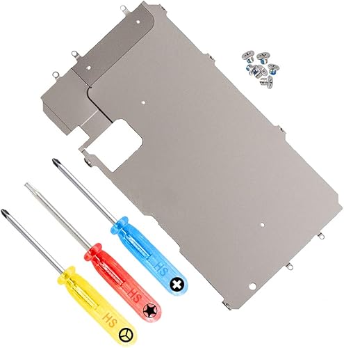 MMOBIEL Ricambio Piastra LCD Post Compatibile con iPhone Plus Metallo con Scudo Termico incl connessione Tasto Home preinst Cavo Flex esteso Inclusi cacciaviti MMOBIEL Ricambio Piastra LCD Post Compatibile con iPhone Plus Metallo con Scudo Termico incl connessione Tasto Home preinst Cavo Flex esteso Inclusi cacciaviti