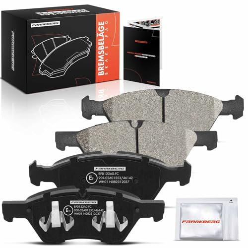 Frankberg Brake Pad Set incl. 4x Pads Front Compatible with R-Class V251 W251 M-Class W164 GL-Class X164 E-Class T-Model S211 Replace# A0044204020