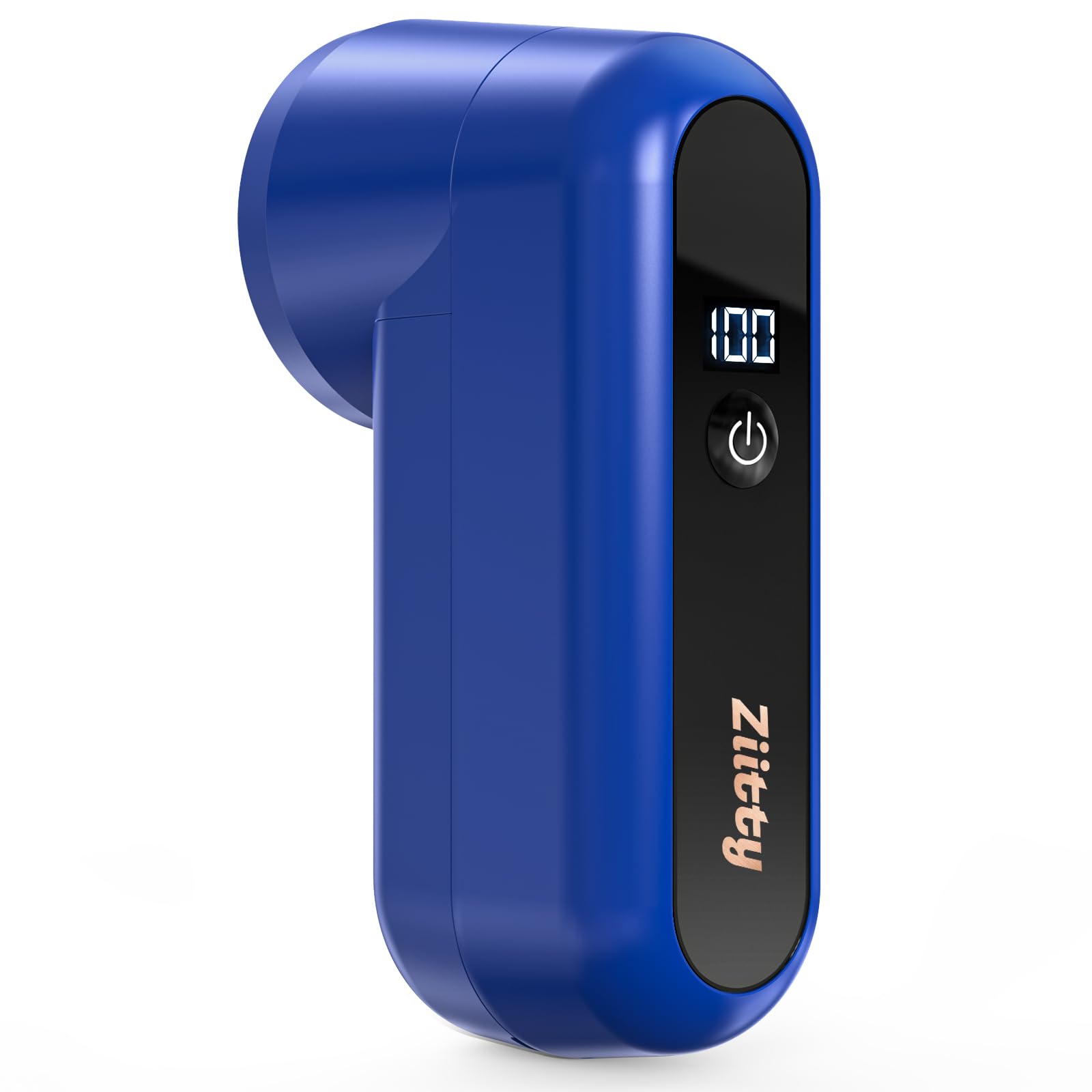 Ziitty Fusselrasierer Elektrisch, Tragbarer Aufladbar Fusselentferner, Kompletter Fusselrasierer für alle Stoffe mit 3 Klingen, Typ-C-Ladekabel und Reinigungsbürste Blau&Schwarz