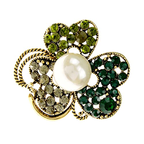 Accessoires de bijoux de fête avec broche en strass et motifs bijoux de plante