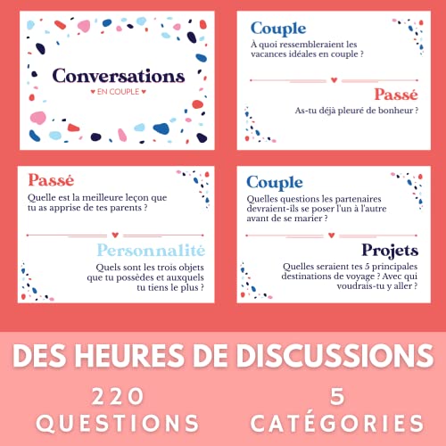 Conversations en Couple – Jeu de Cartes à Deux – 2 joueurs dès 16 ans – vue 5