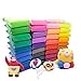 Szsrcywd 36 PCS Colorful Kids Modeling Soft Clay Air Dry Clay Studio Toy 36 Bright Color No-Toxic Modeling Clay Creative DIY Crafts
