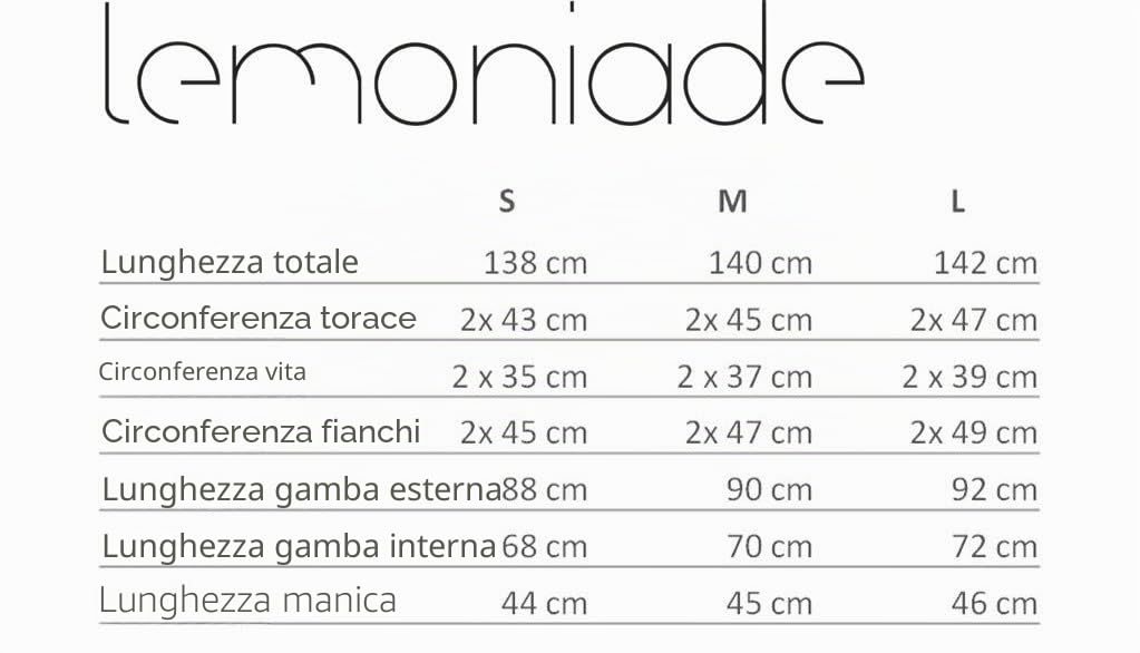 Lemoniade Elegante tuta donna lunga con scollo a cascata. Made in EU.