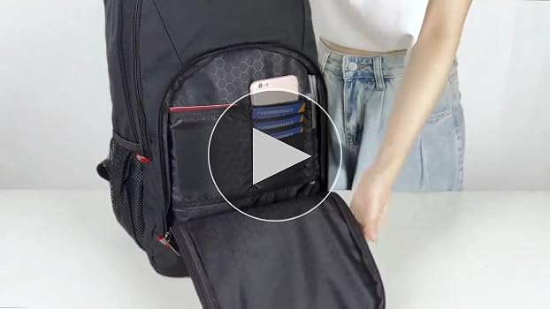 Amazon.com: Travel Laptop Backpack, Black Backpack for Men