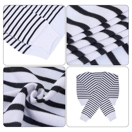 Sweater Pashmina Shawl Wraps for Women Striped Knitted Knotted Shawls Travel Casual Scarf Cape Shoulder Tops Wrap3
