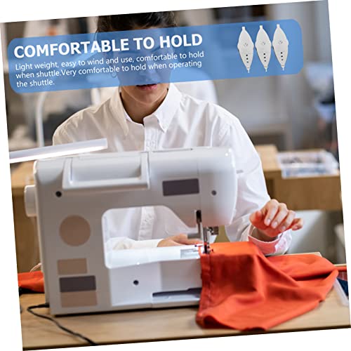 Corhad 3Pcs Metal Length Bobbin Core Embroidery Accessories Macrame Supplies Knitting Supplies Diy Weaving Shuttle Tatting Weaving Tool Sewing Shuttle Alloy Tatting Shuttles Diy Shuttle #TOP2