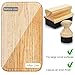 Fasmov 4 Pack Cutting Board Oil Wax Applicator, Butcher Block Mineral Oil Brush Wooden Bamboo Cutting Board Cream with Handle, Mineral Oil Applicator for Wood Surfaces Restoring Butcher Blocks