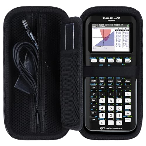 RIYADAone Duro Viaggio Caso Custodia Compatible con Texas Instruments TI-84 Plus CE-T/TI-84...
