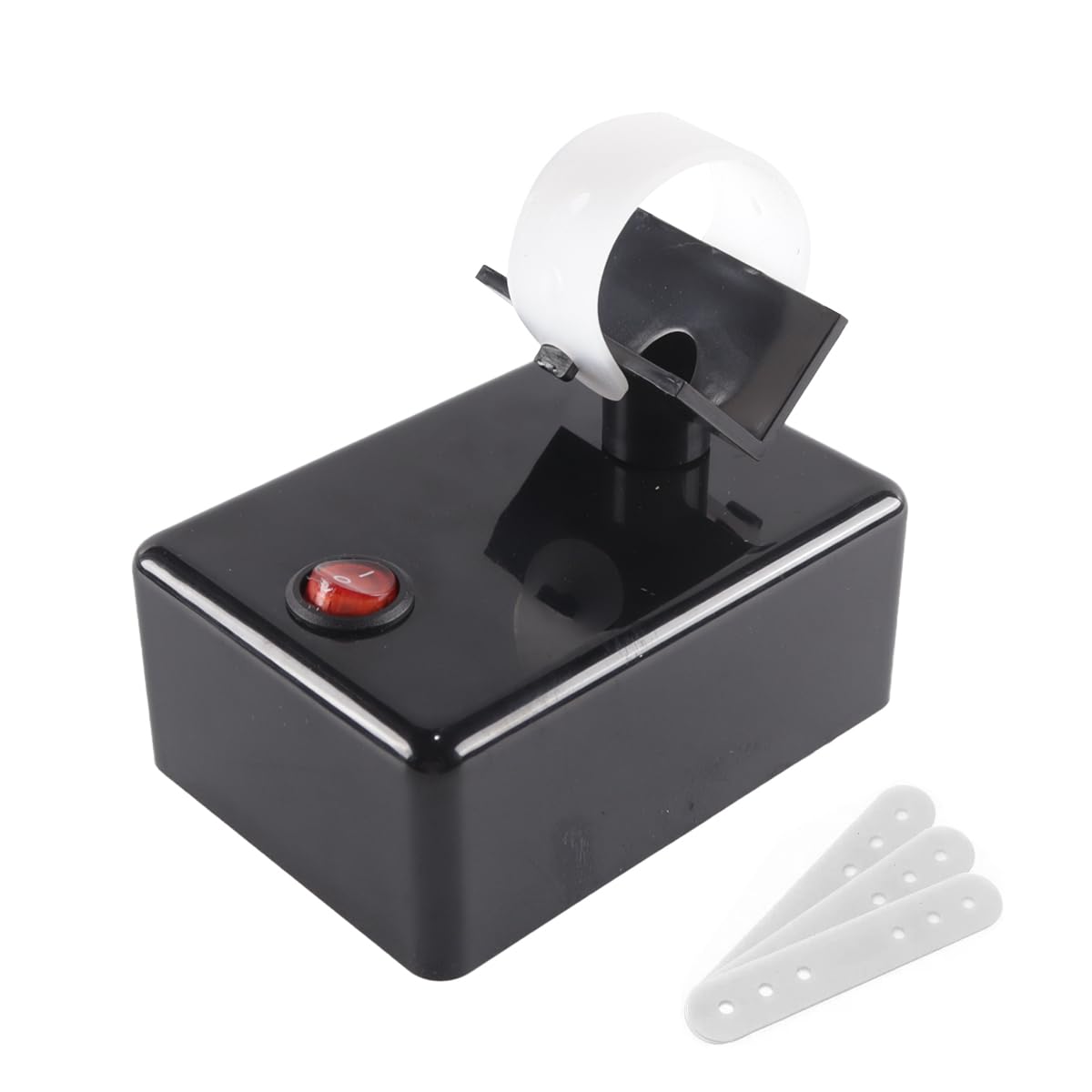 Sarini Model Paint Nail Polish Shaker Machine Nail Gel Polish Varnish Bottle Shaker Even Tool Liquid Pigment For Manicure Black