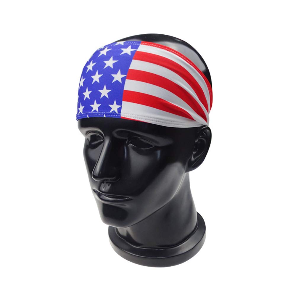 Ceresa Inc Diademas deportivas para hombres y mujeres, bandas elásticas para el cabello para correr, deportes, caminar, viajes, fitness, baloncesto, entrenamiento, 2 unidades – banda para el pelo