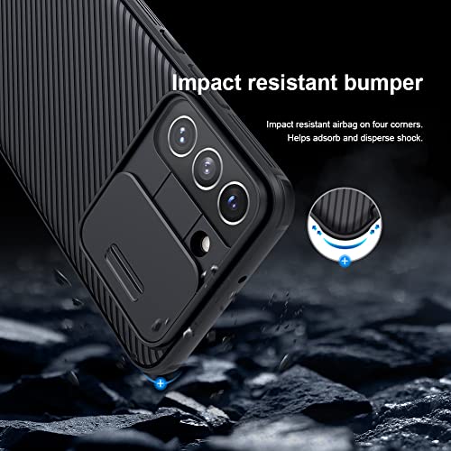 Image of Samsung Galaxy S22 Case with Camera Cover, Full-Body Protective & Slim Fit, Camera Protection Case Only for Samsung Galaxy S22 5G 2022 (Green)