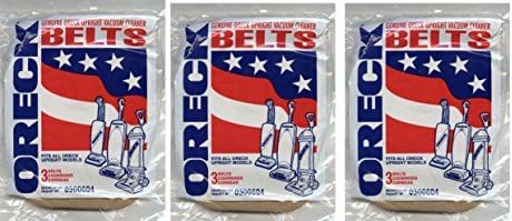 XL Genuine 3-pack Upright Vacuum Belts 0300604 (3 Packs = 9 Belts)