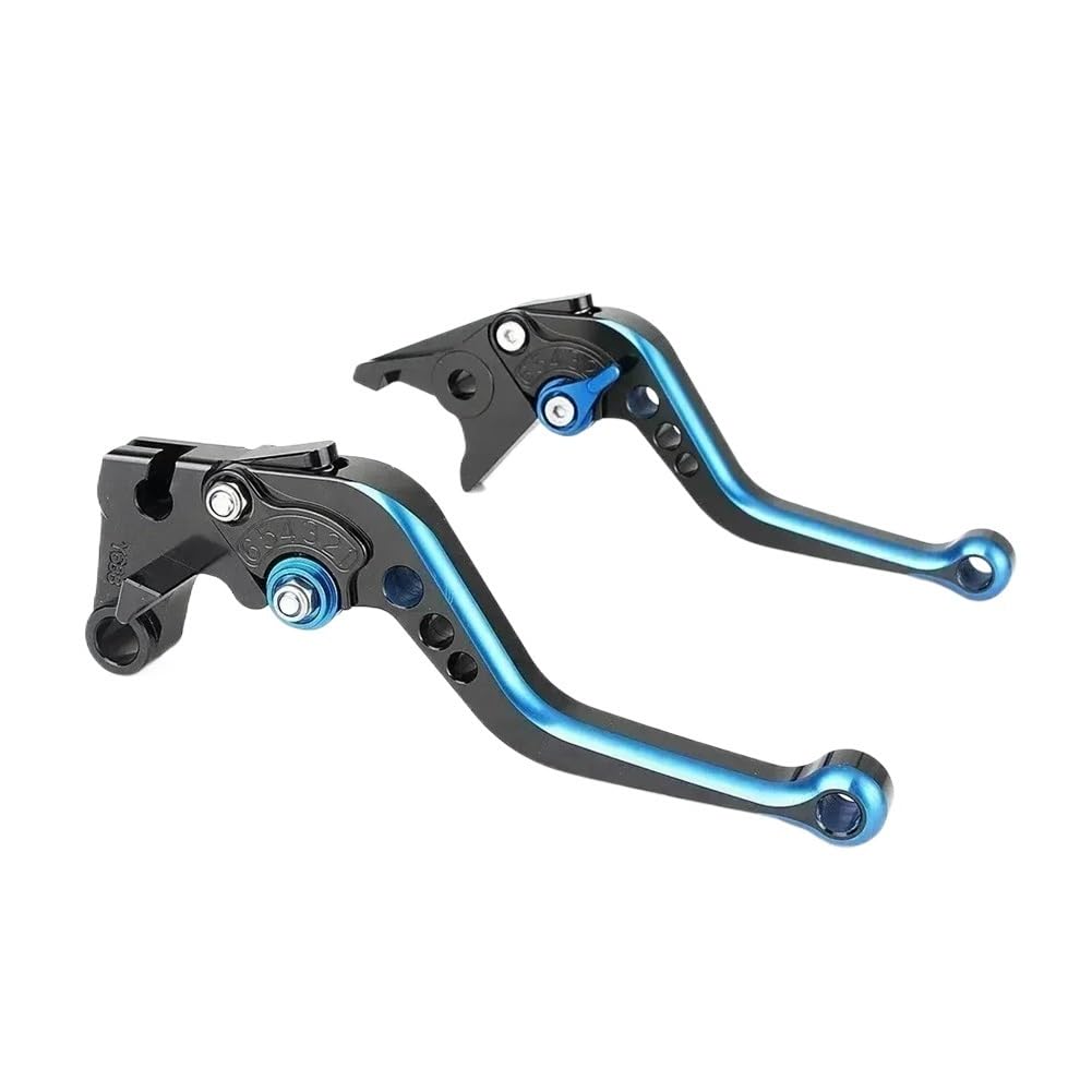 Nhgfdfs Black Blue Motorcycle Clutch Brake Lever Short Motorcycle 7/8" 22Mm Adjustable Brake Clutch Levers For Ya&Maha Yzf R1/R6 Fz1 R6s
