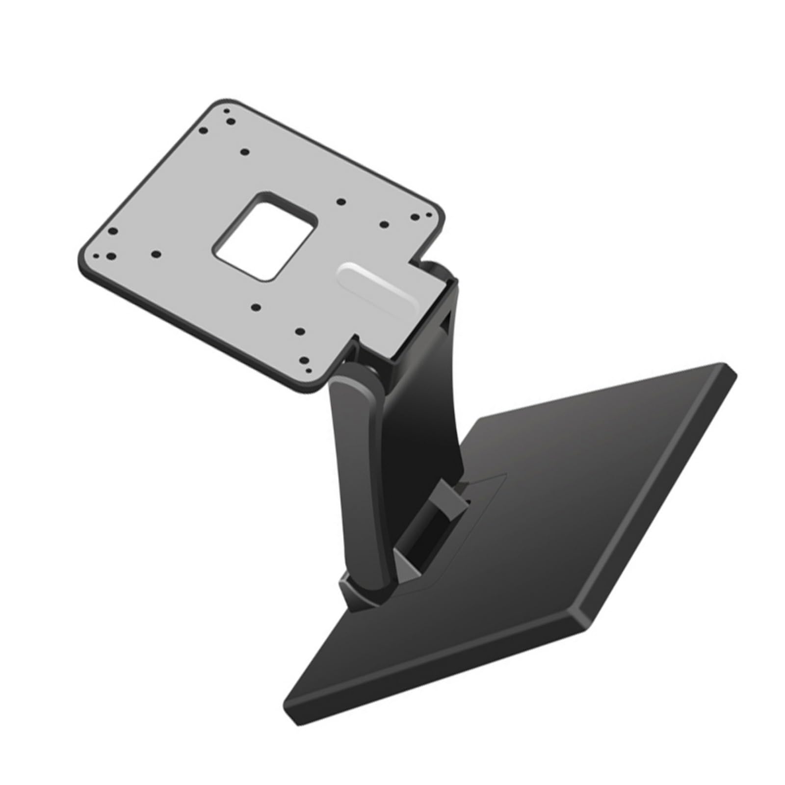 Supporto per monitor a basso profilo per schermi da 13-27 pollici Supporto da tavolo ergonomico regolabile Supporto da tavolo Base pieghevole Staffa resistente