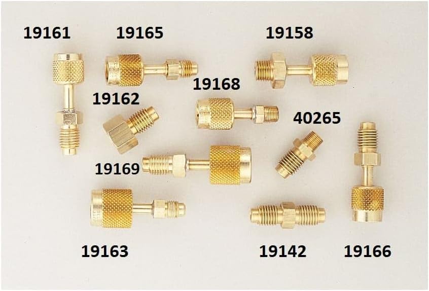 Yellow Jacket 40265 Unión Media 1/2" Acme Macho x 1/8" NPT Macho