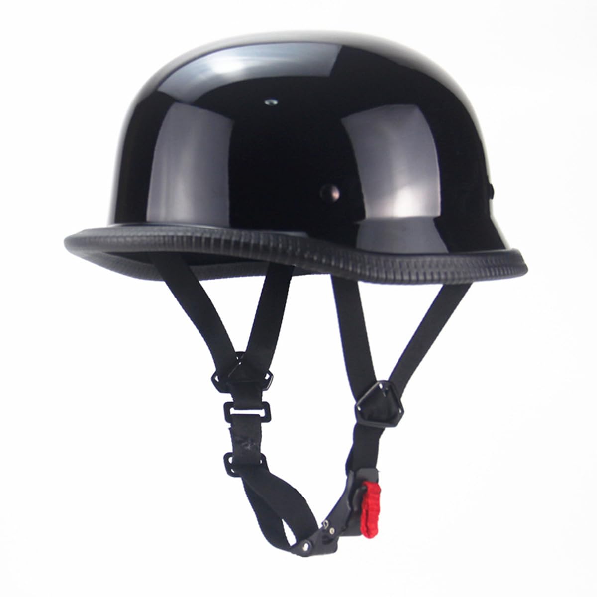 Demi-Casque de Moto Vintage Style Allemand Casque Moto Rétro Croiseur Casques de Scooter pour Adultes Hommes Femmes approuvés Dot