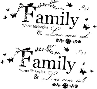 HOMSFOU 2 Peças Decalques De Parede Murais De Parede Adesivos De Decalque Papel De Parede Adesivo De Sala De Estar Papel De Parede Esculpido Adesivo De Parede Aplique Adesivo Preto Para