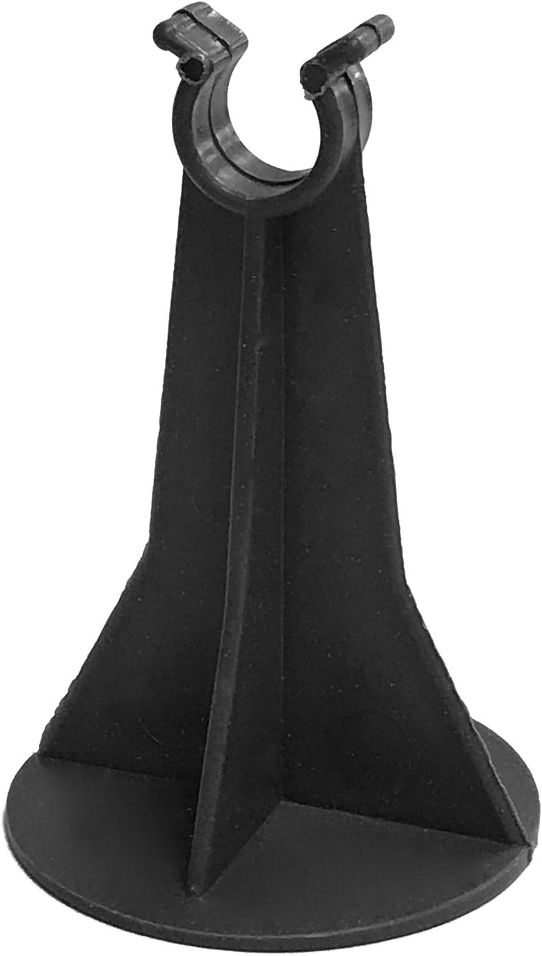 MAKO 3” Rebar Support Chair with Flat Base (Pack of 500) – Fits Bar Sizes 3-5 – Heavy Duty & Durable Plastic Concrete Rebar Stand Holder with Snap-in Mount