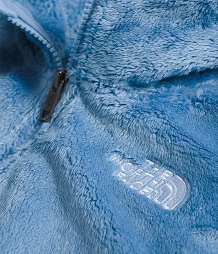Image of THE NORTH FACE Girls' Osito Full Zip Hoodie | Fleece Hooded Jacket With Hand Pockets & Durable Ribbed Collar