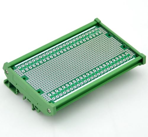 Support de montage rail DIN avec carte PCB prototype 137,4x72mm Electronics-Salon