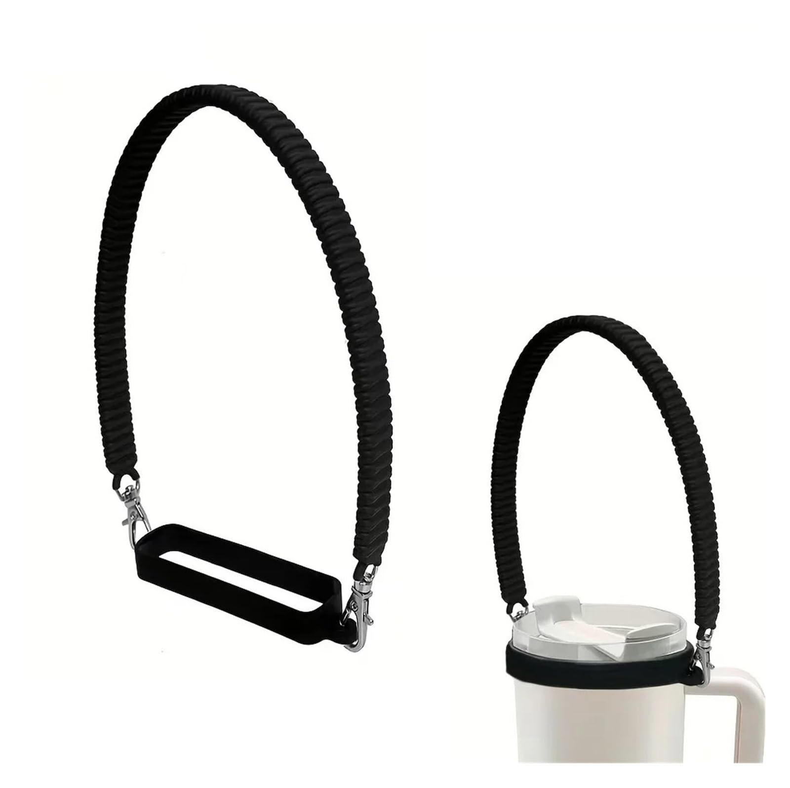 GHHZML Water Bottle Clip Water Bottle Handle Sling Carrier Holder Strap Soft Silicone For Most 8-40oz Bottles For Cup Accessories