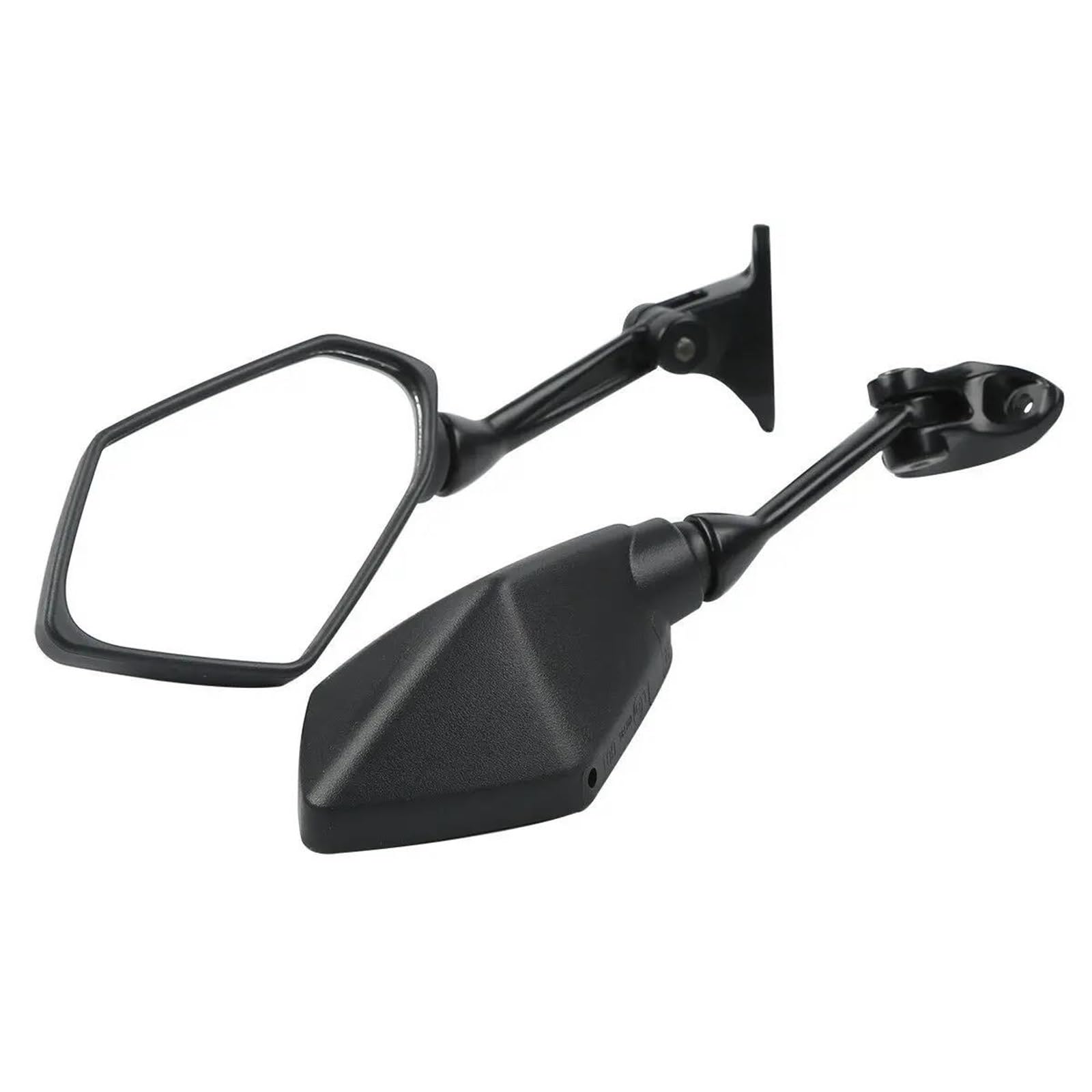 Espejos retrovisores para ZX6R negros ajustables que eliminan vibraciones en motos del 2009 al 2012