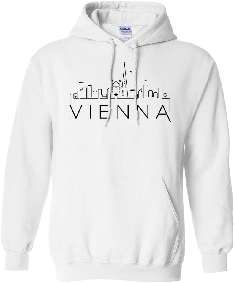 TeesAndTankYou Skyline Vienna Austria Hoodie Sweatshirt Unisex