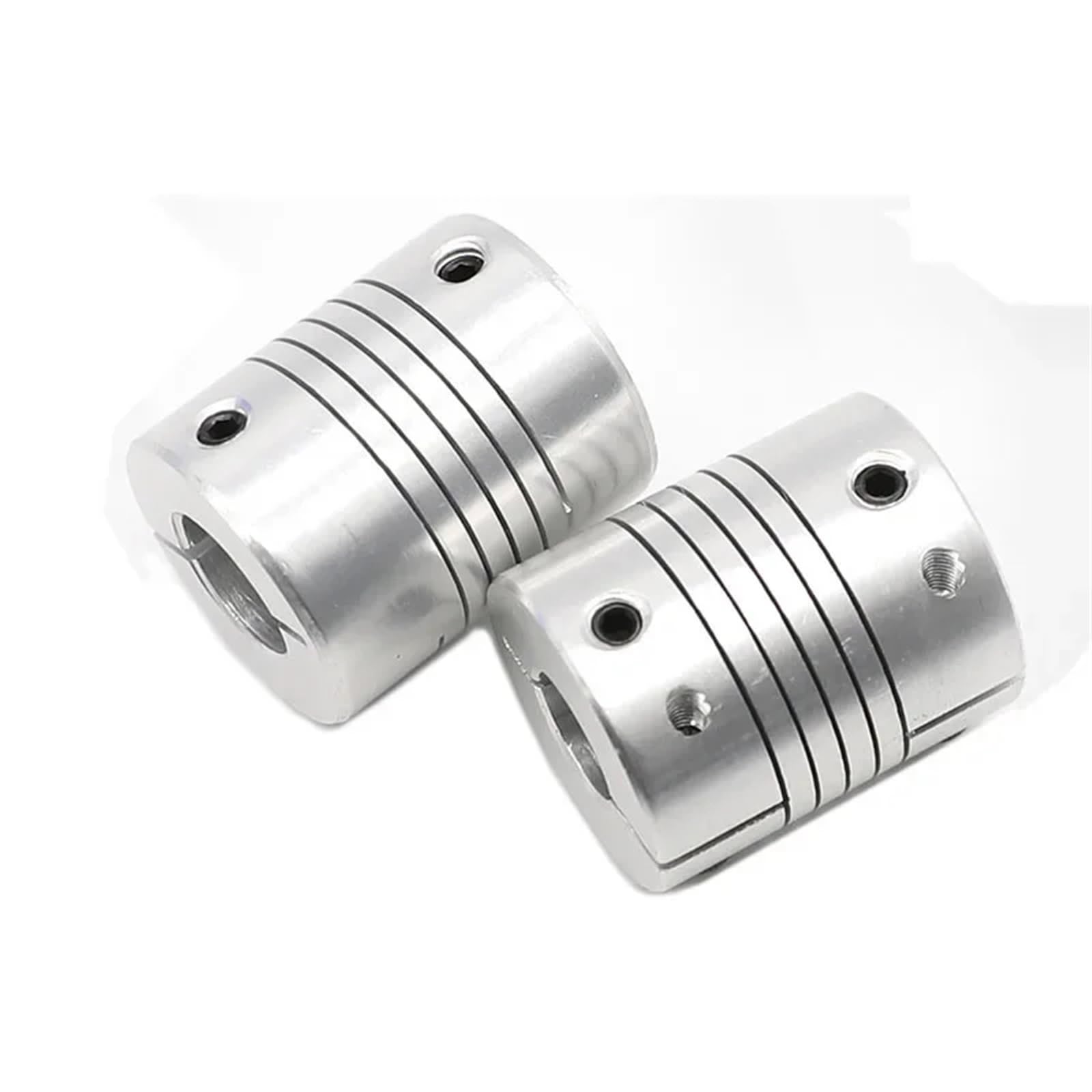 Acoplador de eje de aluminio de 6mm/8mm/10mm/12mm/14mm/15mm/16mm, Conector de Motor acoplador Flexible for impresora 3D CNC, Servomotor paso a paso, 1 Uds.(8mm-14mm)