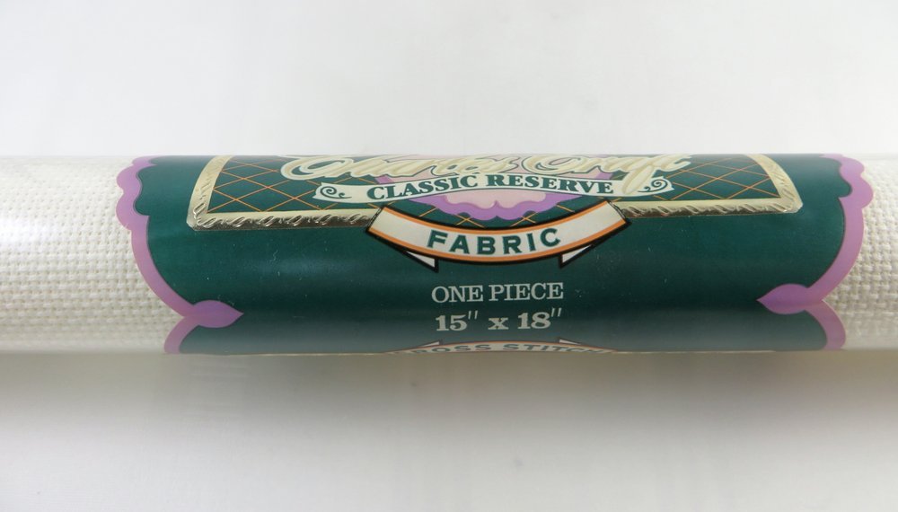 Antique White All Cotton Aida Cloth 16-Count Cross Stitch Fabric 15