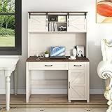 Vabches Farmhouse 47' Desk,...