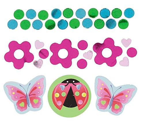 Confetti Garden Girl en lot de 3 types de décors de fête
