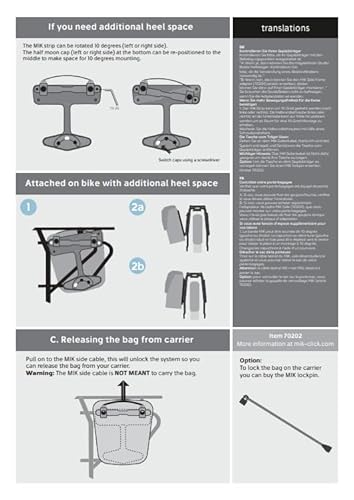 Basil City Mik - Borsa Per Bicicletta, Impermeabile, Con Sistema Mik Studs, 14-16L, Colore Marrone - 10