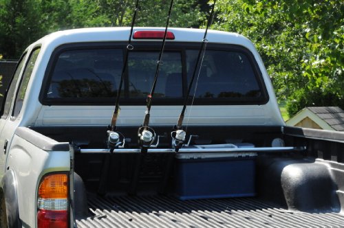 Portarod Inshore 3-Rod Holder Fishing Rod Holder/Transporter for Truck Bed