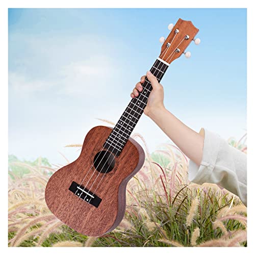 ukulélé Voyage 21 23 Pouces Ukulele Acajou avec Sac De Transport Strap Strap Strings Tuner (Color : 23inches) - Les Beatles, Paul McCartney, John Lennon, RIngo Starr, George Harrison ukulélé Voyage 21 23 Pouces Ukulele Acajou avec Sac De Transport Strap Strap Strings Tuner (Color : 23inches) – Image 3