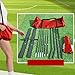 YIJU Volleyball Training Equipment Net Adjustable Height Convenient with Carry Bag Practice Net for Outdoor Sports Practice Team