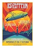 Hohe Qualität Glossy Foto Led Zeppelin Signiert Autogramme 21cm x 29.7cm Plakat Foto