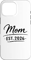Vista 19 de Mom Est 2026 New Mother Parent New Born Child Parenthood Case for iPhone 17