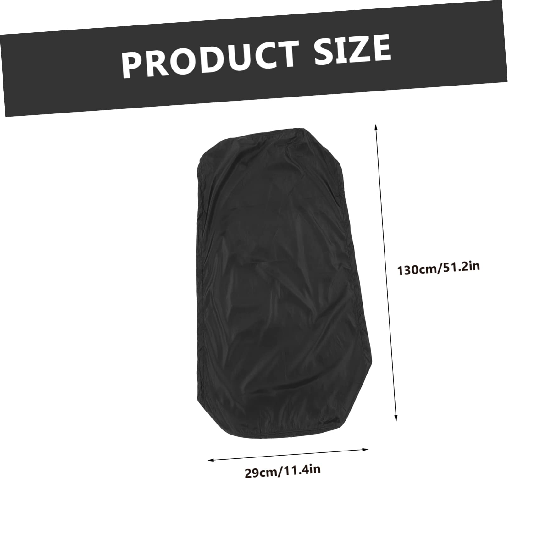 Yardwe 1pc Piano Cover for Keys Black Protective Case with Drawstring Design for Digital Piano Protection and Sunlight