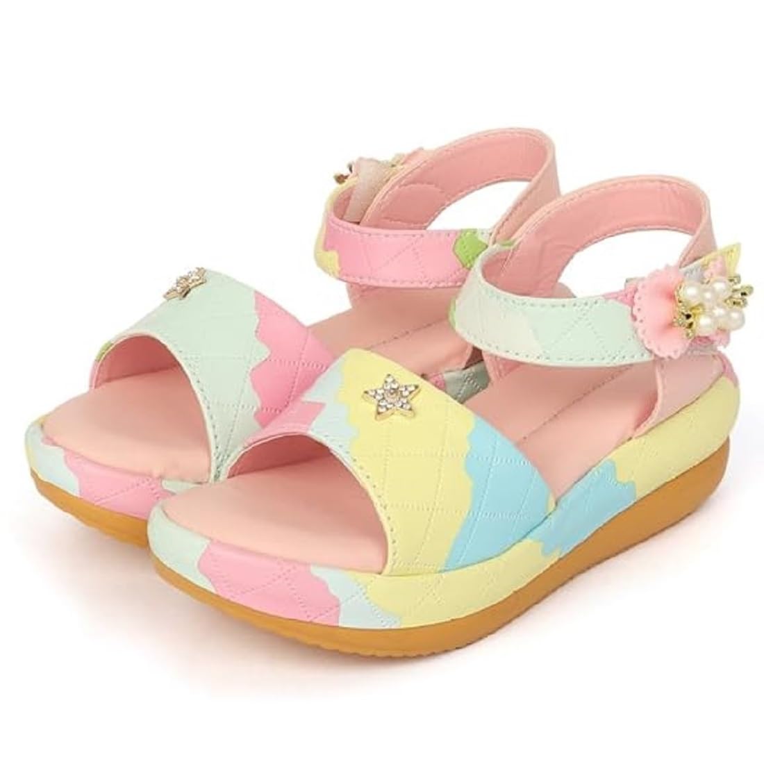 Onbeat Girls Multicolor Sandal (10) (B0D94772Z3) Amazon Price History, Amazon Price Tracker