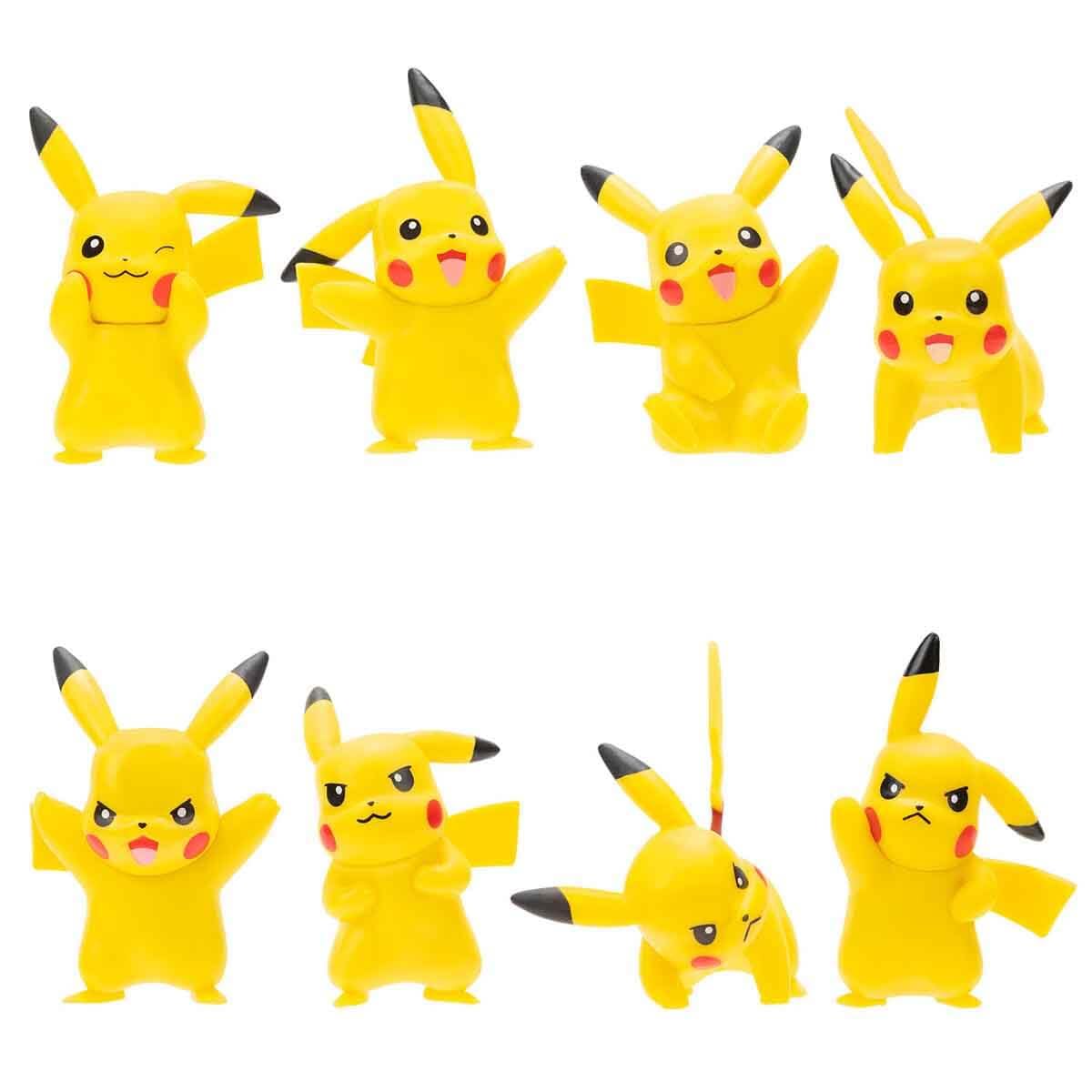 Pokemon Battle Figure Pickachu 8 Multipack 2-Inches