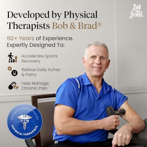 BOB AND BRAD Q2 Mini Massage Gun, Pocket-Sized Deep Tissue Massager Gun, Portable Percussion Muscle Massager Gun, Ultra - Additional View