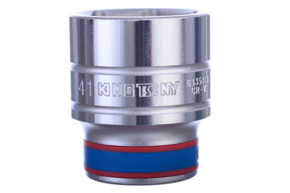 KING TONY 633541M Socket 3/4" Hexagonal 41mm for DIYers & Professionals, Designed for Repair and Installation tasks 41mm
