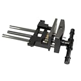 Yost Vises 7WW-DI 7" Heavy-Duty Ductile Iron Woodworker&apos;s Vise&comma; Black