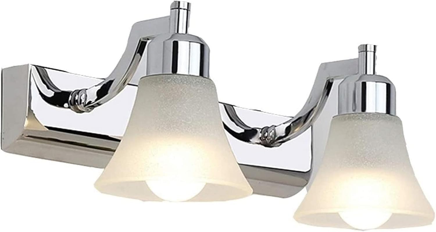 Lampe de Miroir de courtoisie à LED avec Ampoule E14 - Design Minimaliste pour Salle de Bain, Chambre et Coiffeuse, Chaner
