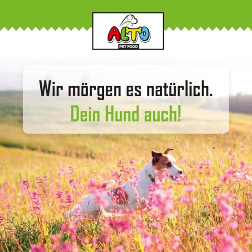 ALTO - Premium Hasenohren mit Fell für Hunde - 850g Ganze Kaninchenohren mit Fell für Hunde - Qualität aus Österreich - 100% Natürliches Hundeleckerli, Welpen Leckerlies